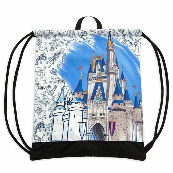 Disney Other - COPY - Disney Castle Drawstring Backpack